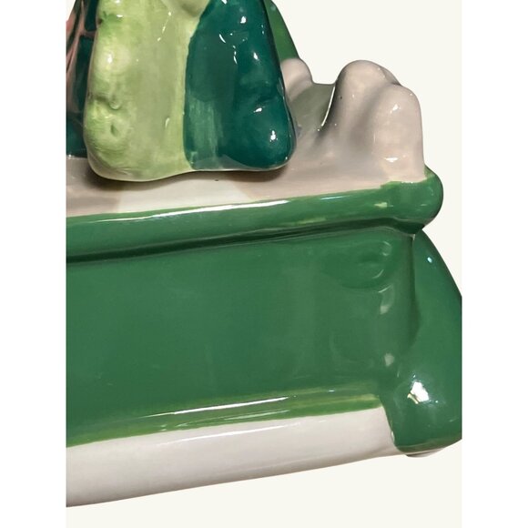 St. Patricks Day Ceramic Green Truck With Shamrocks By Kohls - Picture 9 of 11